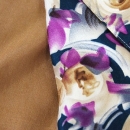 Пижама женская "Romantique" Размер: 44, цвет: коричневый, фуксия QT15 изображении фрагментом ткани Товар сертифицирован инфо 8457o.